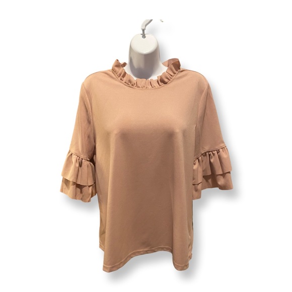 Tops - Ruffle Blush Blouse